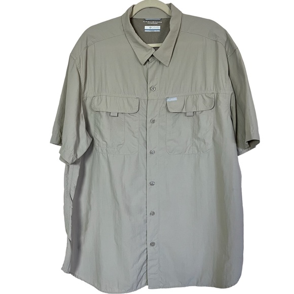 Columbia® Omni Shade® Button Down Short Sleeve Shirt XXL - Picture 12 of 12